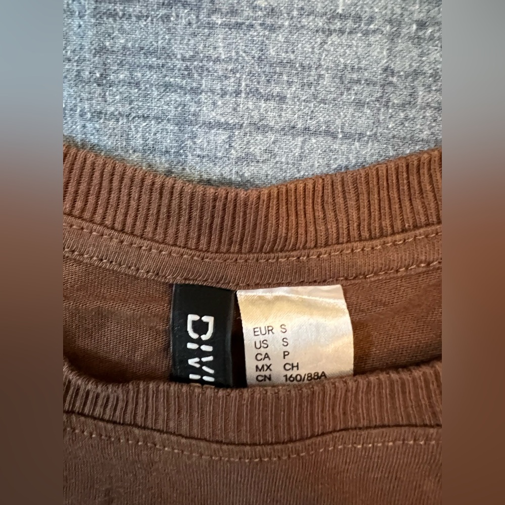 H&m brown crop top - Picture 3 of 3
